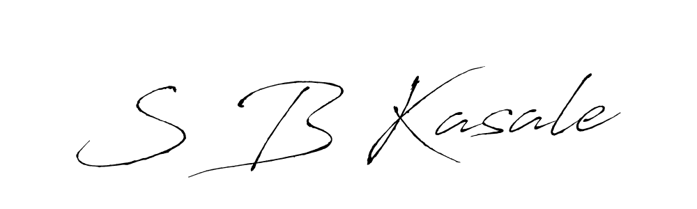 How to make S B Kasale name signature. Use Antro_Vectra style for creating short signs online. This is the latest handwritten sign. S B Kasale signature style 6 images and pictures png