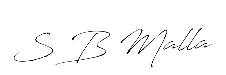 Make a beautiful signature design for name S B Malla. Use this online signature maker to create a handwritten signature for free. S B Malla signature style 6 images and pictures png