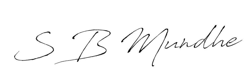 You can use this online signature creator to create a handwritten signature for the name S B Mundhe. This is the best online autograph maker. S B Mundhe signature style 6 images and pictures png