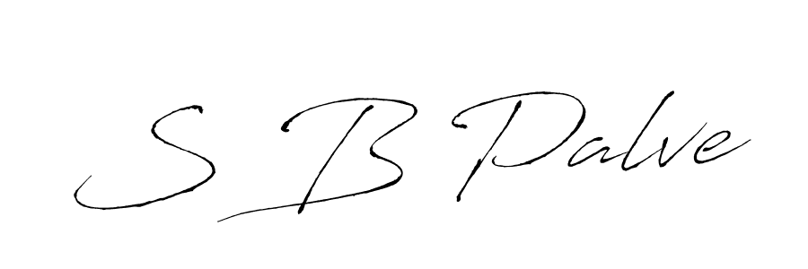 You should practise on your own different ways (Antro_Vectra) to write your name (S B Palve) in signature. don't let someone else do it for you. S B Palve signature style 6 images and pictures png
