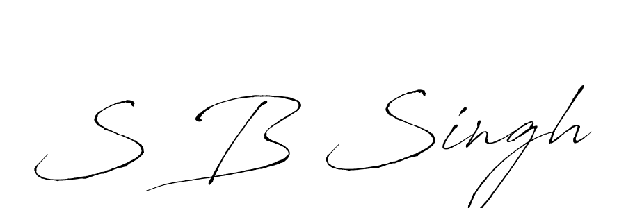 Make a beautiful signature design for name S B Singh. Use this online signature maker to create a handwritten signature for free. S B Singh signature style 6 images and pictures png