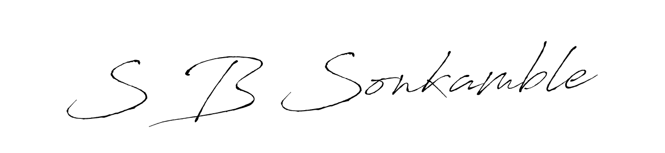 Once you've used our free online signature maker to create your best signature Antro_Vectra style, it's time to enjoy all of the benefits that S B Sonkamble name signing documents. S B Sonkamble signature style 6 images and pictures png