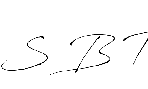 How to make S B T signature? Antro_Vectra is a professional autograph style. Create handwritten signature for S B T name. S B T signature style 6 images and pictures png