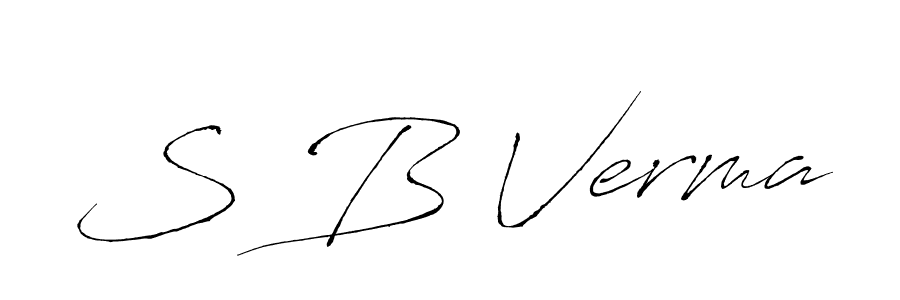 You should practise on your own different ways (Antro_Vectra) to write your name (S B Verma) in signature. don't let someone else do it for you. S B Verma signature style 6 images and pictures png