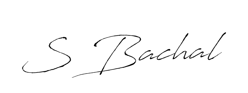 It looks lik you need a new signature style for name S Bachal. Design unique handwritten (Antro_Vectra) signature with our free signature maker in just a few clicks. S Bachal signature style 6 images and pictures png