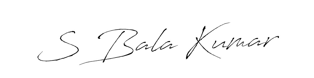 if you are searching for the best signature style for your name S Bala Kumar. so please give up your signature search. here we have designed multiple signature styles  using Antro_Vectra. S Bala Kumar signature style 6 images and pictures png