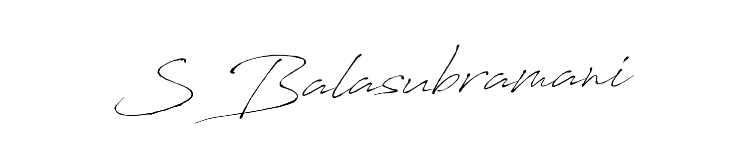 Similarly Antro_Vectra is the best handwritten signature design. Signature creator online .You can use it as an online autograph creator for name S Balasubramani. S Balasubramani signature style 6 images and pictures png