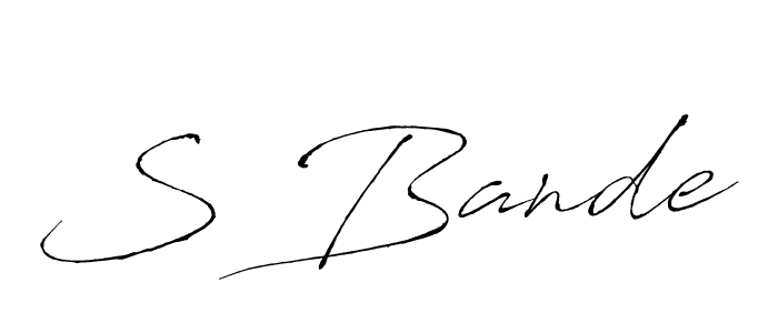 Also we have S Bande name is the best signature style. Create professional handwritten signature collection using Antro_Vectra autograph style. S Bande signature style 6 images and pictures png