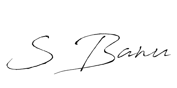 Also You can easily find your signature by using the search form. We will create S Banu name handwritten signature images for you free of cost using Antro_Vectra sign style. S Banu signature style 6 images and pictures png