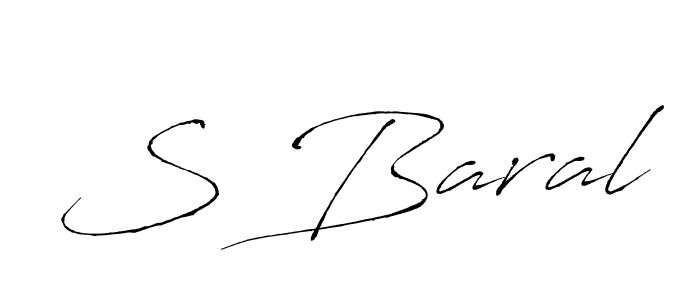 Once you've used our free online signature maker to create your best signature Antro_Vectra style, it's time to enjoy all of the benefits that S Baral name signing documents. S Baral signature style 6 images and pictures png
