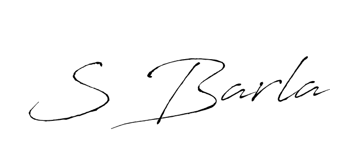 The best way (Antro_Vectra) to make a short signature is to pick only two or three words in your name. The name S Barla include a total of six letters. For converting this name. S Barla signature style 6 images and pictures png