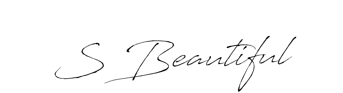 Also You can easily find your signature by using the search form. We will create S Beautiful name handwritten signature images for you free of cost using Antro_Vectra sign style. S Beautiful signature style 6 images and pictures png