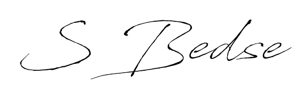 Create a personalized artistic stamp with S Bedse in Antro_Vectra font. Perfect for visual artists, designers, and influencers. S Bedse signature style 6 images and pictures png