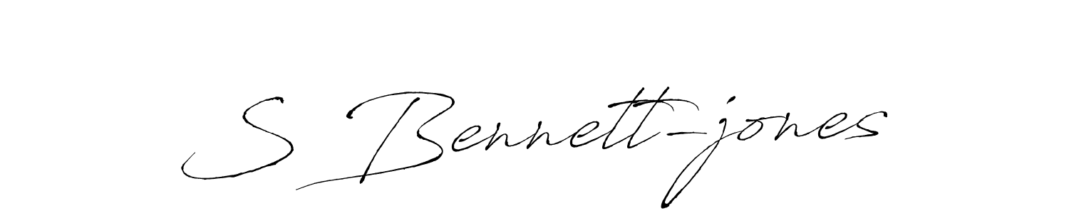 Design your own signature with our free online signature maker. With this signature software, you can create a handwritten (Antro_Vectra) signature for name S Bennett-jones. S Bennett-jones signature style 6 images and pictures png