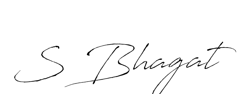 Make a beautiful signature design for name S Bhagat. With this signature (Antro_Vectra) style, you can create a handwritten signature for free. S Bhagat signature style 6 images and pictures png