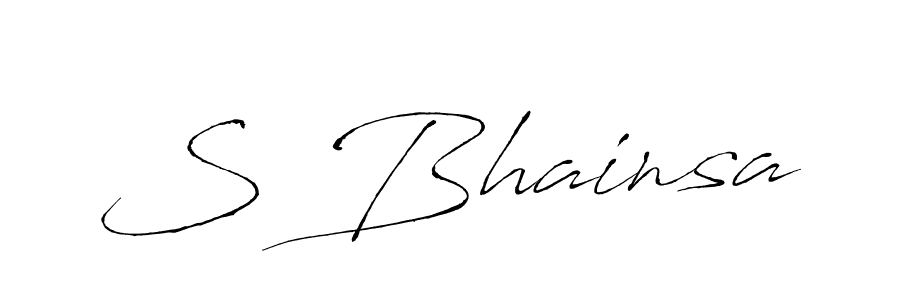 The best way (Antro_Vectra) to make a short signature is to pick only two or three words in your name. The name S Bhainsa include a total of six letters. For converting this name. S Bhainsa signature style 6 images and pictures png