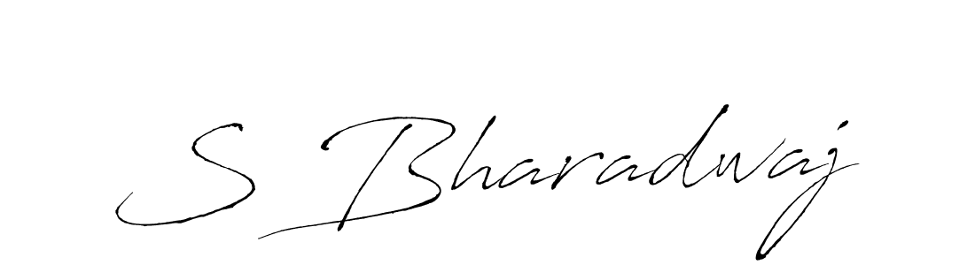 The best way (Antro_Vectra) to make a short signature is to pick only two or three words in your name. The name S Bharadwaj include a total of six letters. For converting this name. S Bharadwaj signature style 6 images and pictures png