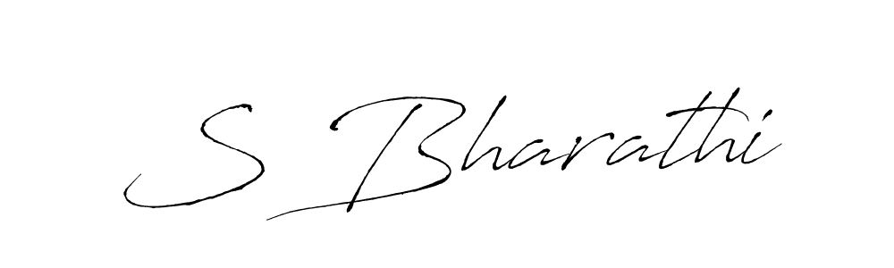 The best way (Antro_Vectra) to make a short signature is to pick only two or three words in your name. The name S Bharathi include a total of six letters. For converting this name. S Bharathi signature style 6 images and pictures png