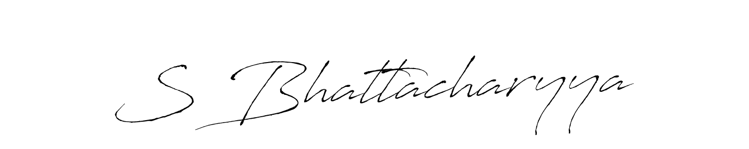 Make a beautiful signature design for name S Bhattacharyya. Use this online signature maker to create a handwritten signature for free. S Bhattacharyya signature style 6 images and pictures png