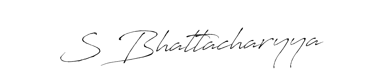 You should practise on your own different ways (Antro_Vectra) to write your name (S Bhattacharyya) in signature. don't let someone else do it for you. S Bhattacharyya signature style 6 images and pictures png