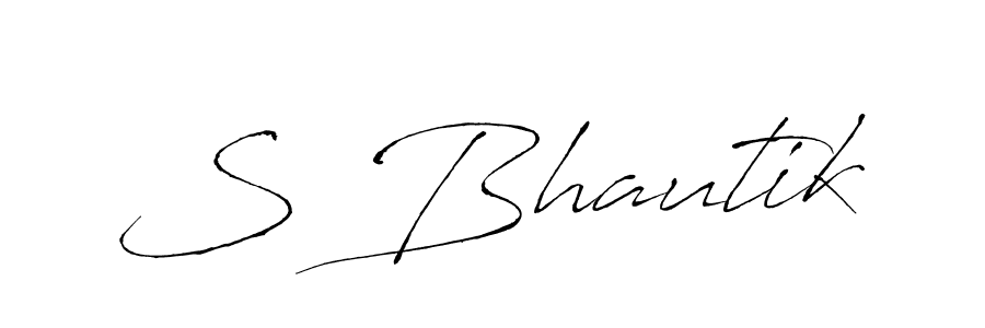 This is the best signature style for the S Bhautik name. Also you like these signature font (Antro_Vectra). Mix name signature. S Bhautik signature style 6 images and pictures png