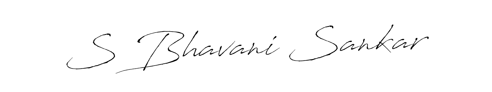 How to make S Bhavani Sankar signature? Antro_Vectra is a professional autograph style. Create handwritten signature for S Bhavani Sankar name. S Bhavani Sankar signature style 6 images and pictures png