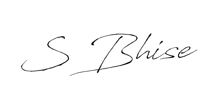 Also we have S Bhise name is the best signature style. Create professional handwritten signature collection using Antro_Vectra autograph style. S Bhise signature style 6 images and pictures png