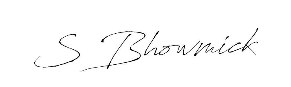 if you are searching for the best signature style for your name S Bhowmick. so please give up your signature search. here we have designed multiple signature styles  using Antro_Vectra. S Bhowmick signature style 6 images and pictures png