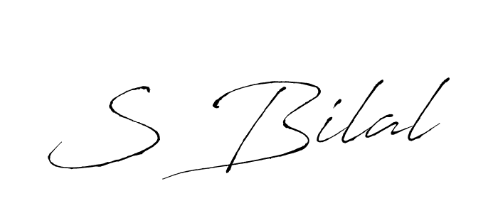 You should practise on your own different ways (Antro_Vectra) to write your name (S Bilal) in signature. don't let someone else do it for you. S Bilal signature style 6 images and pictures png