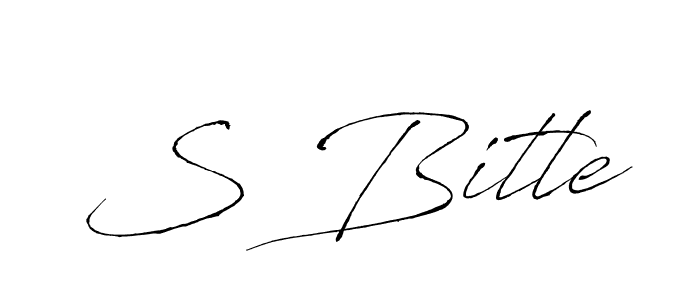 You should practise on your own different ways (Antro_Vectra) to write your name (S Bitle) in signature. don't let someone else do it for you. S Bitle signature style 6 images and pictures png