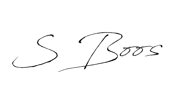 Also You can easily find your signature by using the search form. We will create S Boos name handwritten signature images for you free of cost using Antro_Vectra sign style. S Boos signature style 6 images and pictures png