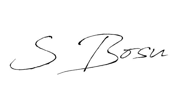 How to Draw S Bosu signature style? Antro_Vectra is a latest design signature styles for name S Bosu. S Bosu signature style 6 images and pictures png