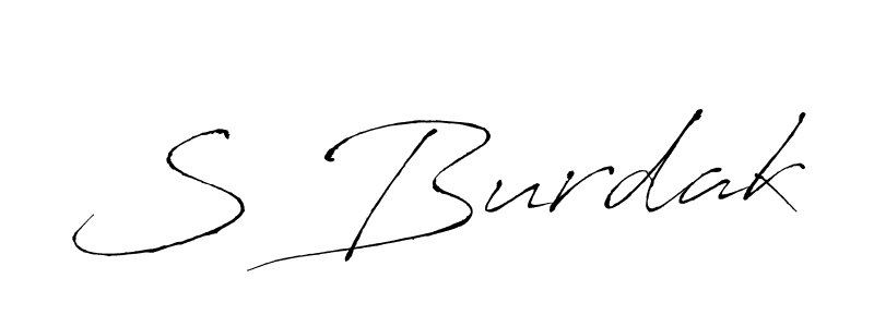 Also we have S Burdak name is the best signature style. Create professional handwritten signature collection using Antro_Vectra autograph style. S Burdak signature style 6 images and pictures png