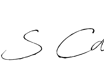 Use a signature maker to create a handwritten signature online. With this signature software, you can design (Antro_Vectra) your own signature for name S Cd. S Cd signature style 6 images and pictures png