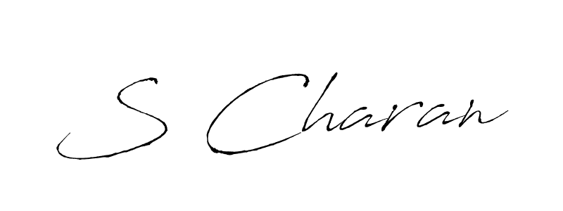 It looks lik you need a new signature style for name S Charan. Design unique handwritten (Antro_Vectra) signature with our free signature maker in just a few clicks. S Charan signature style 6 images and pictures png