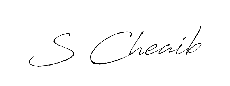 How to Draw S Cheaib signature style? Antro_Vectra is a latest design signature styles for name S Cheaib. S Cheaib signature style 6 images and pictures png