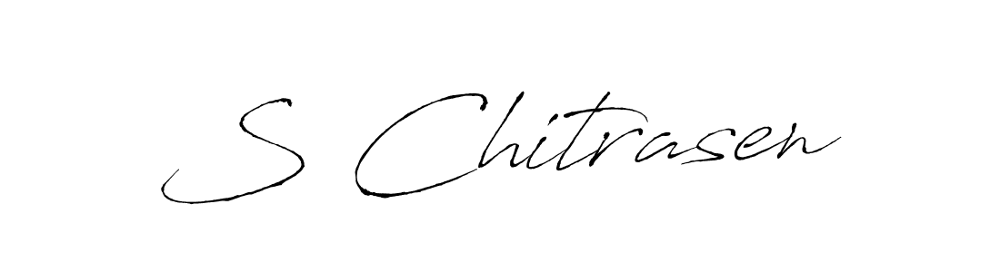 Use a signature maker to create a handwritten signature online. With this signature software, you can design (Antro_Vectra) your own signature for name S Chitrasen. S Chitrasen signature style 6 images and pictures png