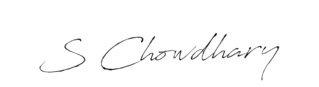 The best way (Antro_Vectra) to make a short signature is to pick only two or three words in your name. The name S Chowdhary include a total of six letters. For converting this name. S Chowdhary signature style 6 images and pictures png