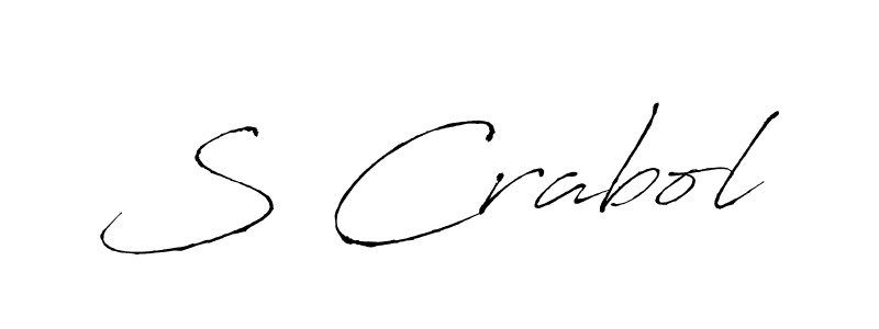 It looks lik you need a new signature style for name S Crabol. Design unique handwritten (Antro_Vectra) signature with our free signature maker in just a few clicks. S Crabol signature style 6 images and pictures png