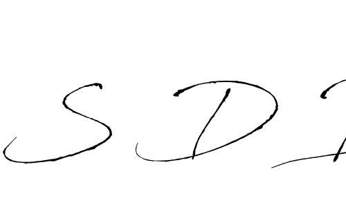 Create a beautiful signature design for name S D B. With this signature (Antro_Vectra) fonts, you can make a handwritten signature for free. S D B signature style 6 images and pictures png