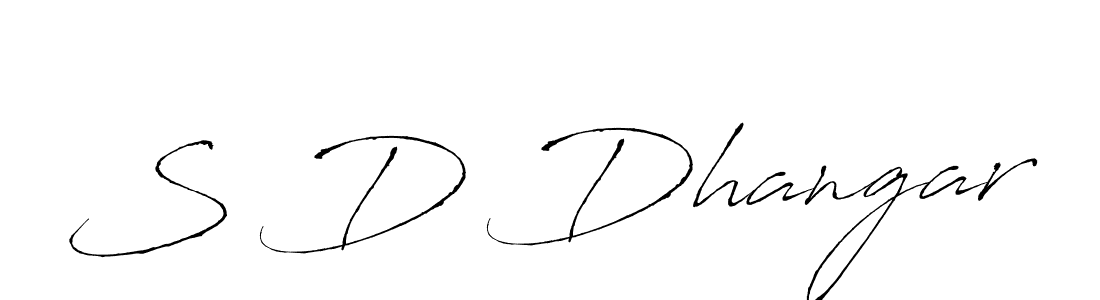 Also we have S D Dhangar name is the best signature style. Create professional handwritten signature collection using Antro_Vectra autograph style. S D Dhangar signature style 6 images and pictures png