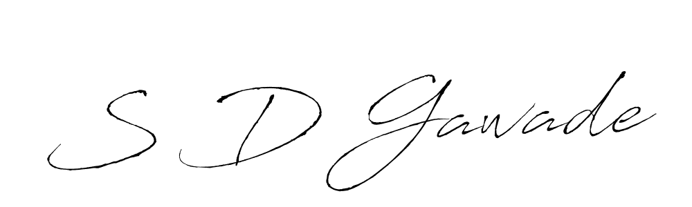 Make a beautiful signature design for name S D Gawade. Use this online signature maker to create a handwritten signature for free. S D Gawade signature style 6 images and pictures png