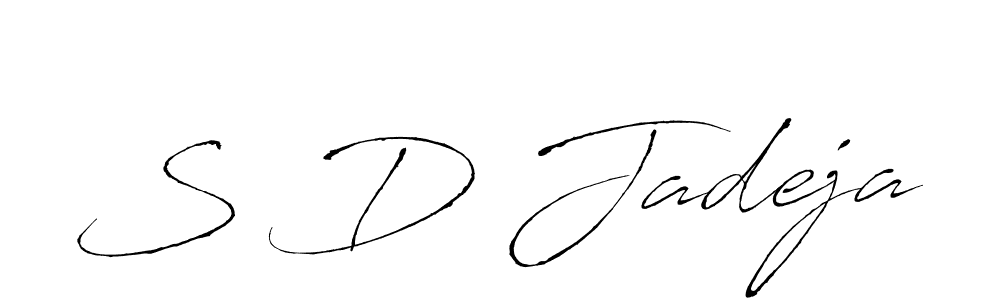 It looks lik you need a new signature style for name S D Jadeja. Design unique handwritten (Antro_Vectra) signature with our free signature maker in just a few clicks. S D Jadeja signature style 6 images and pictures png