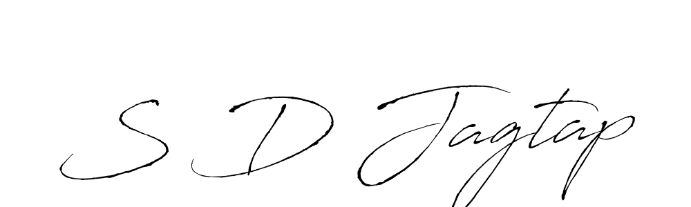This is the best signature style for the S D Jagtap name. Also you like these signature font (Antro_Vectra). Mix name signature. S D Jagtap signature style 6 images and pictures png