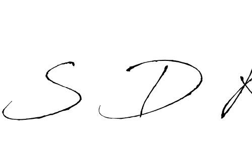 Use a signature maker to create a handwritten signature online. With this signature software, you can design (Antro_Vectra) your own signature for name S D K. S D K signature style 6 images and pictures png