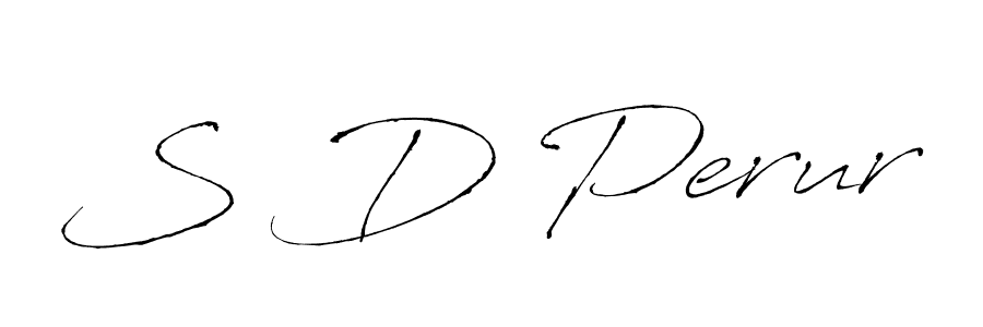 Once you've used our free online signature maker to create your best signature Antro_Vectra style, it's time to enjoy all of the benefits that S D Perur name signing documents. S D Perur signature style 6 images and pictures png