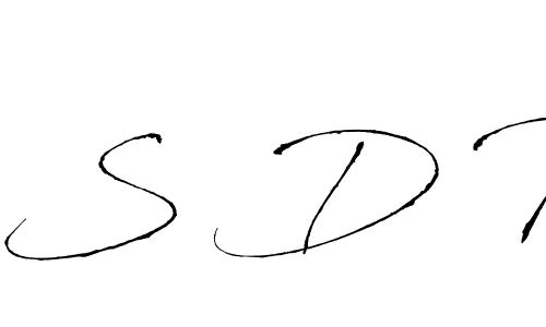 S D R stylish signature style. Best Handwritten Sign (Antro_Vectra) for my name. Handwritten Signature Collection Ideas for my name S D R. S D R signature style 6 images and pictures png