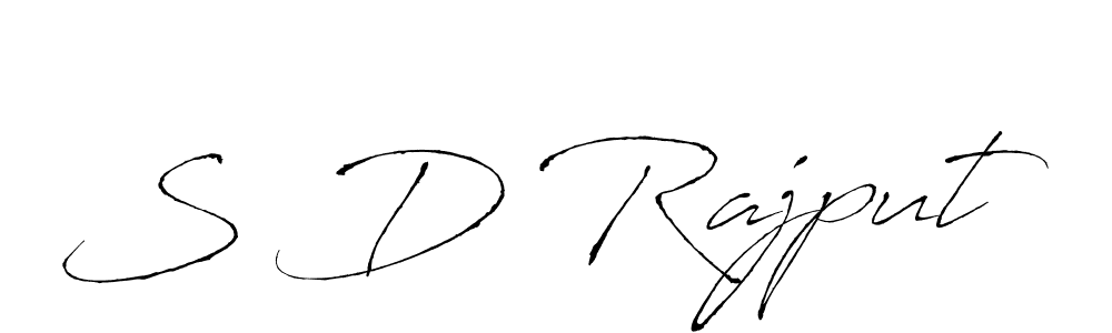 It looks lik you need a new signature style for name S D Rajput. Design unique handwritten (Antro_Vectra) signature with our free signature maker in just a few clicks. S D Rajput signature style 6 images and pictures png