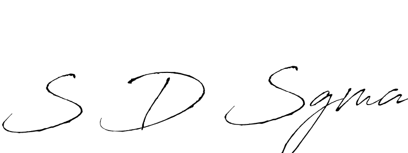 How to make S D Sgma signature? Antro_Vectra is a professional autograph style. Create handwritten signature for S D Sgma name. S D Sgma signature style 6 images and pictures png