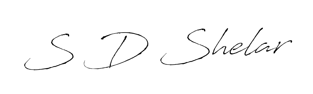 Design your own signature with our free online signature maker. With this signature software, you can create a handwritten (Antro_Vectra) signature for name S D Shelar. S D Shelar signature style 6 images and pictures png